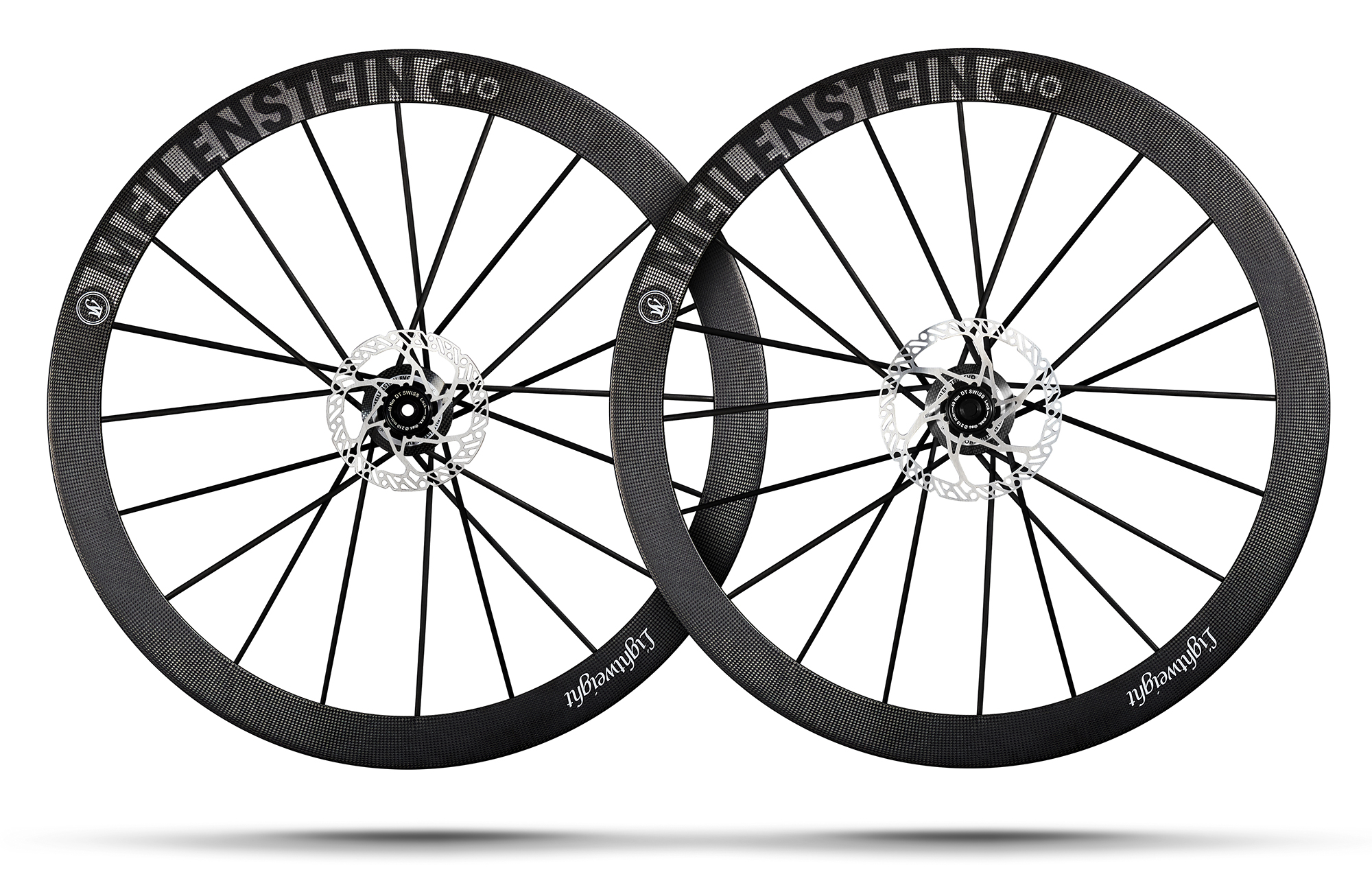 Lightweight Meilenstein EVO Disc Black Tubeless Wheelset - DEMO | cycling wheel