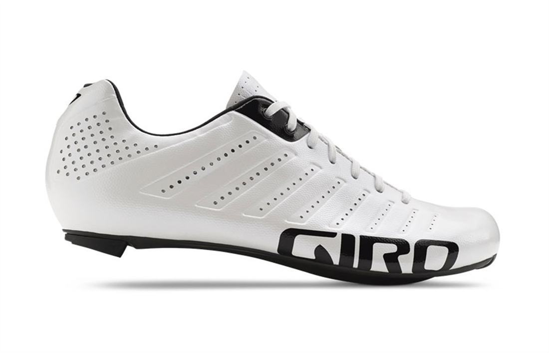 giro white cycling shoes