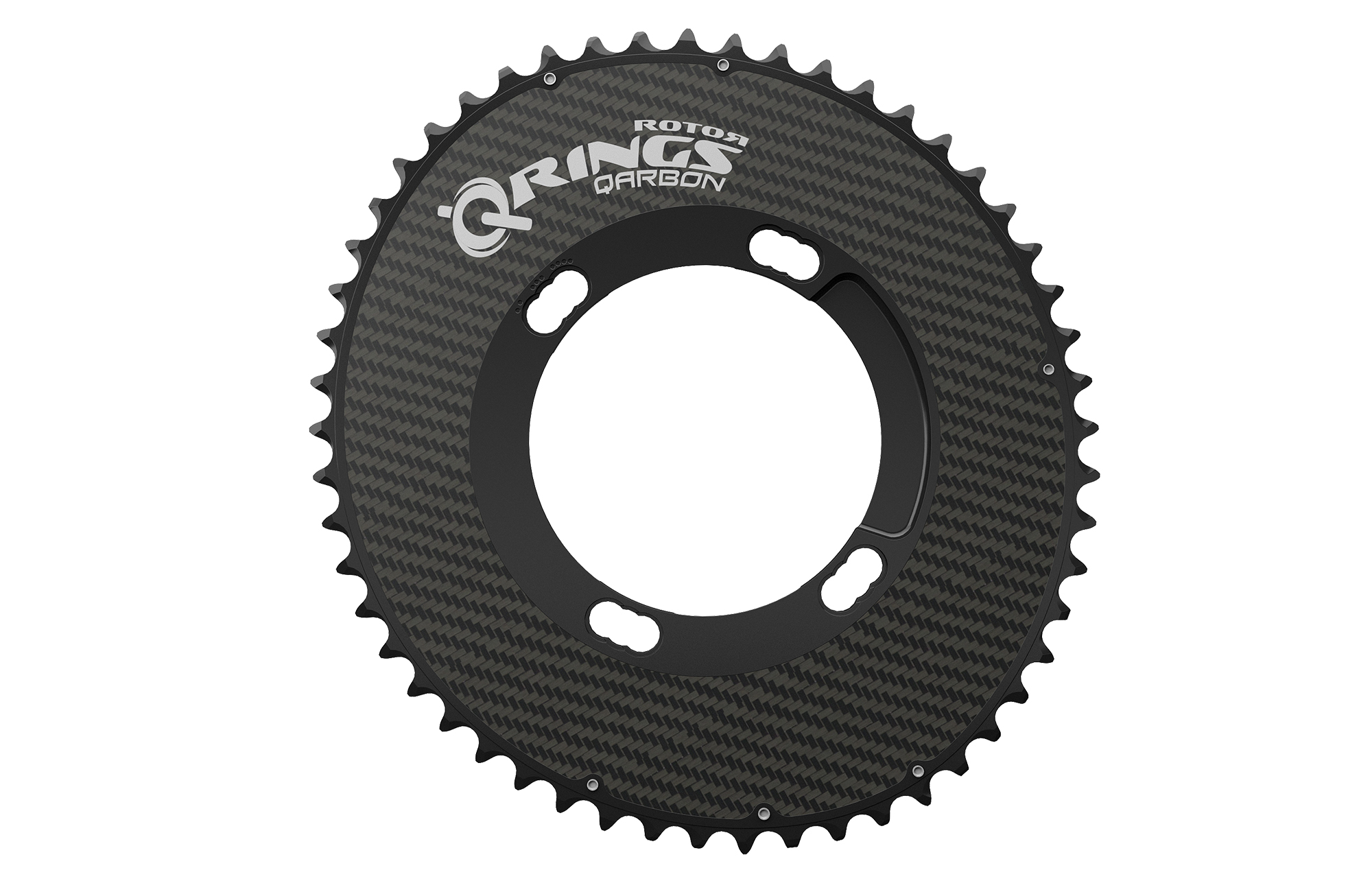 Rotor Q-Rings QCarbon 4bcd Outer Chainring - for Shimano
