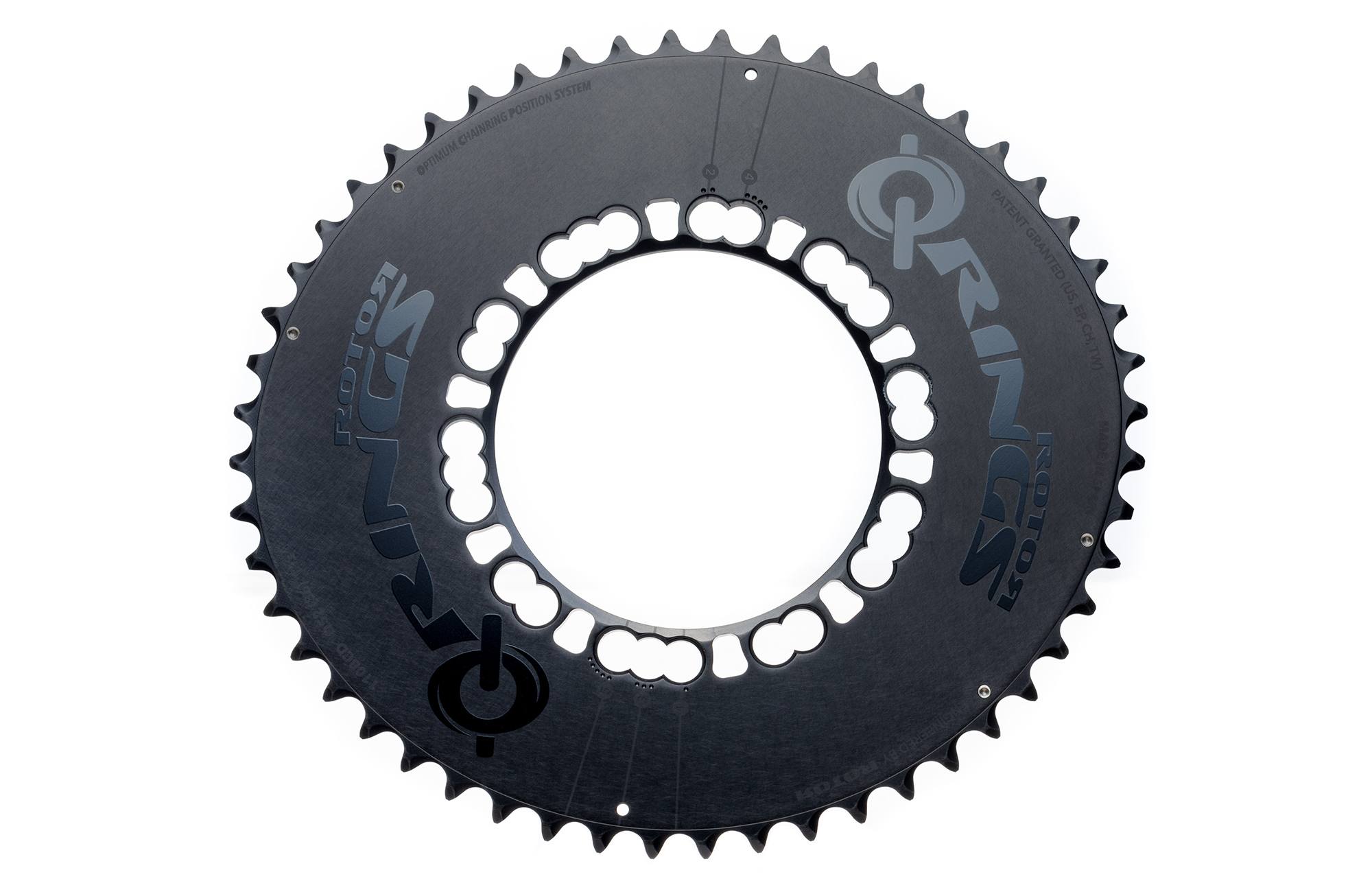 Rotor Q-Ring Aero Black Edition Outer Chainring