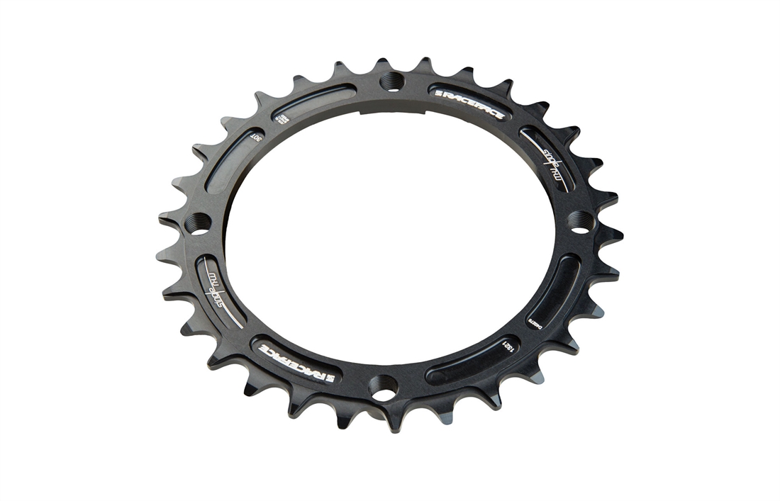 104mm BCD 30t Black RaceFace Narrow Wide Chainring 
